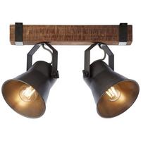 SPOTBALKEN Decca 85829/46 - Schwarz, Holz (17/40/24cm) - Brilliant