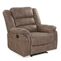 RELAX-FERNSEHSESSEL Federkern, Liegefunktion verstellbar durch halbautomatische Relaxfunktion B95/T93/H103 cm, Mikrofaser Vintage Graubraun / 15132 - Graubraun/Schwarz, Textil (95/103/93cm) - luma-home