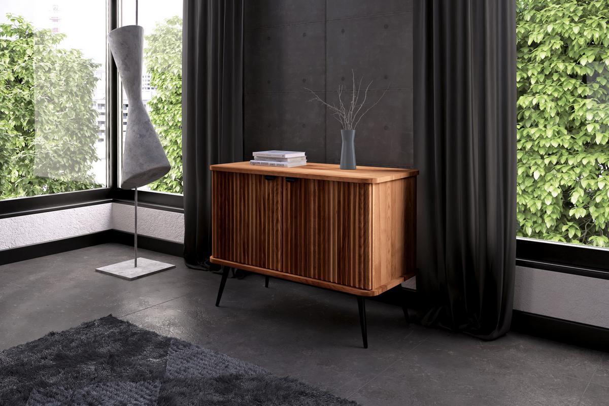 KOMMODE LINA - Kernbuche, Holz (97/72/46cm) - byoak