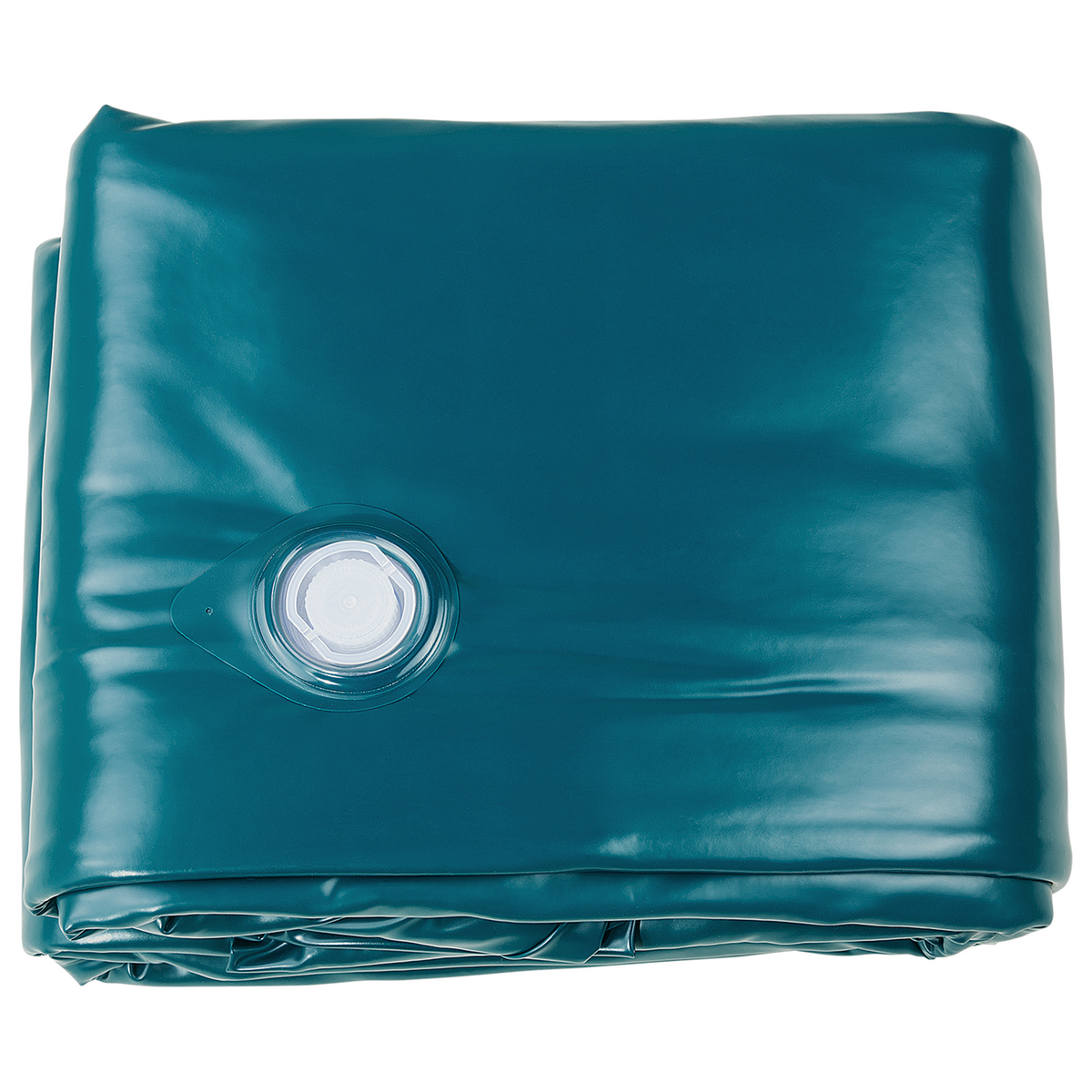 WASSERBETTMATRATZE Unberuhigt 140/200/20 cm Mono - Blau, Textil (200/140/20cm) - Beliani