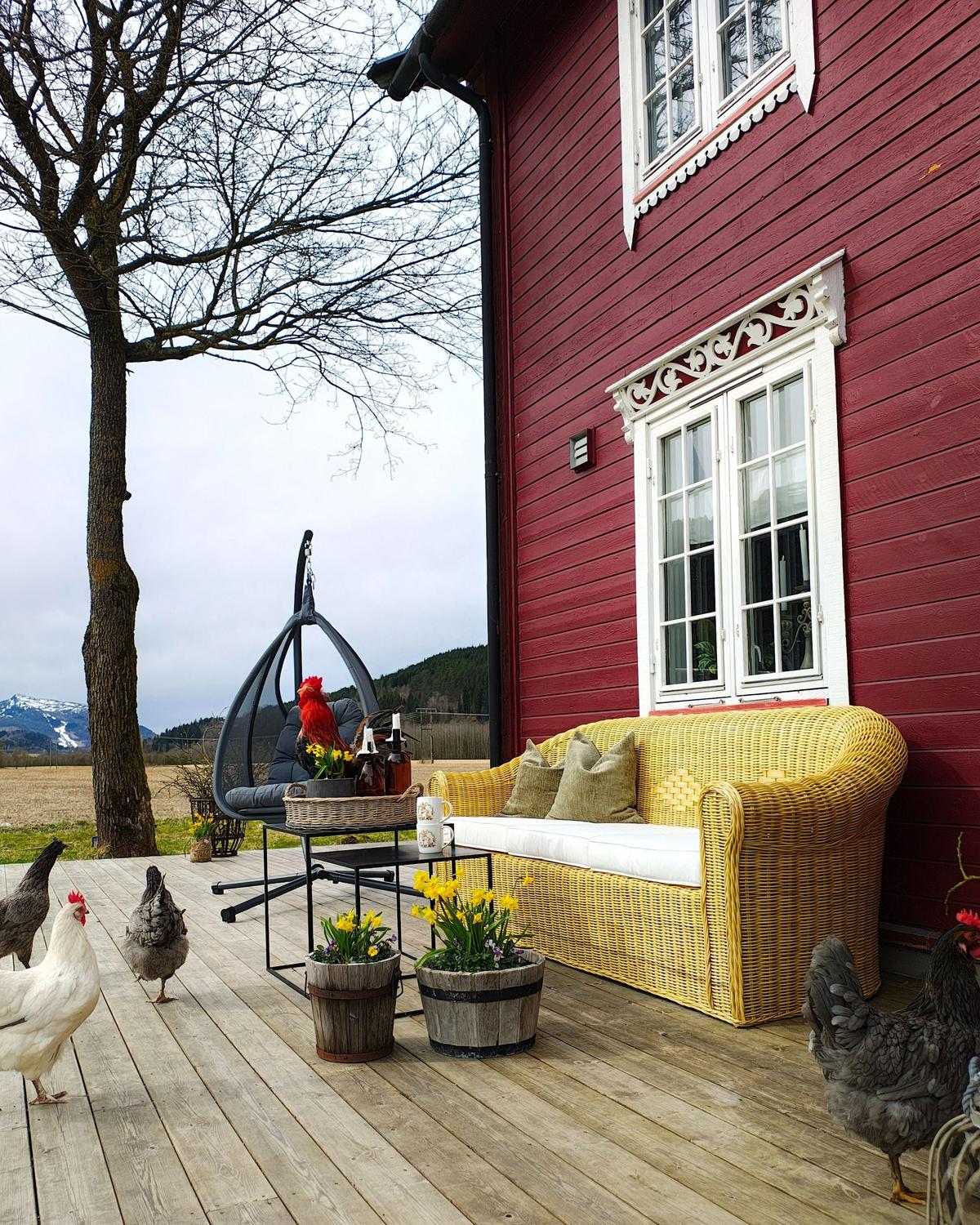 GARTENSOFA 3-Sitzer Rattan natürlich Livadeia - Naturfarben, Naturmaterialen (75/82/202cm) - Beliani