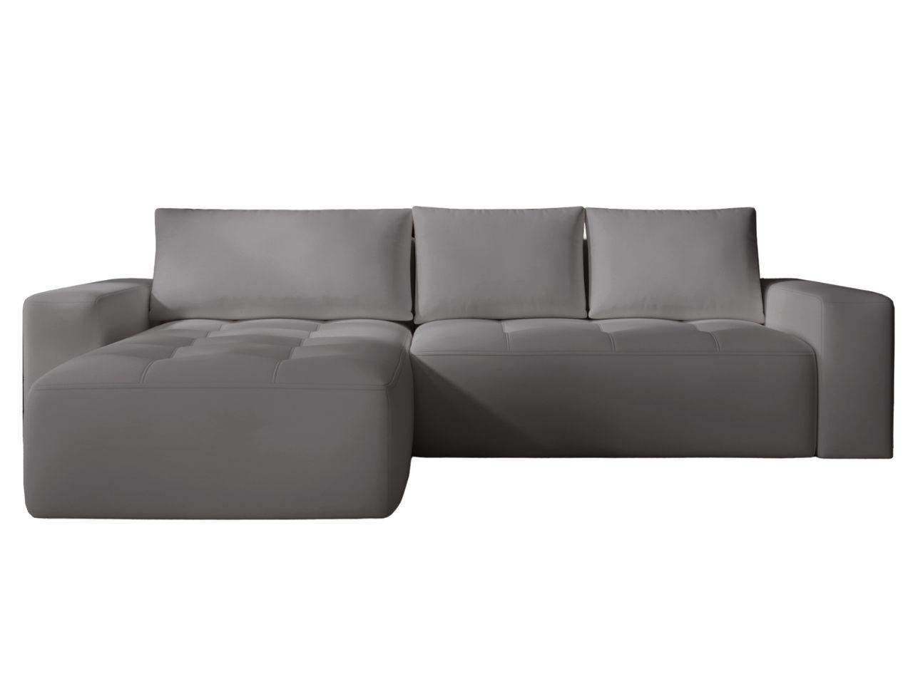ECKSOFA Portland Dunkelgrau Links - Dunkelgrau, Holz/Kunststoff (165/250cm) - Graingold