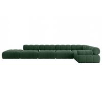 ECKSOFA modulares Sofa Felto-L3 - 475x190x70 cm Grün Cord - Grün, Holzwerkstoff/Textil (475/190cm) - ALTDECOR