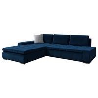 ECKSOFA Orkan - Dunkelblau, Holz/Textil (302/213cm) - MIRJAN24