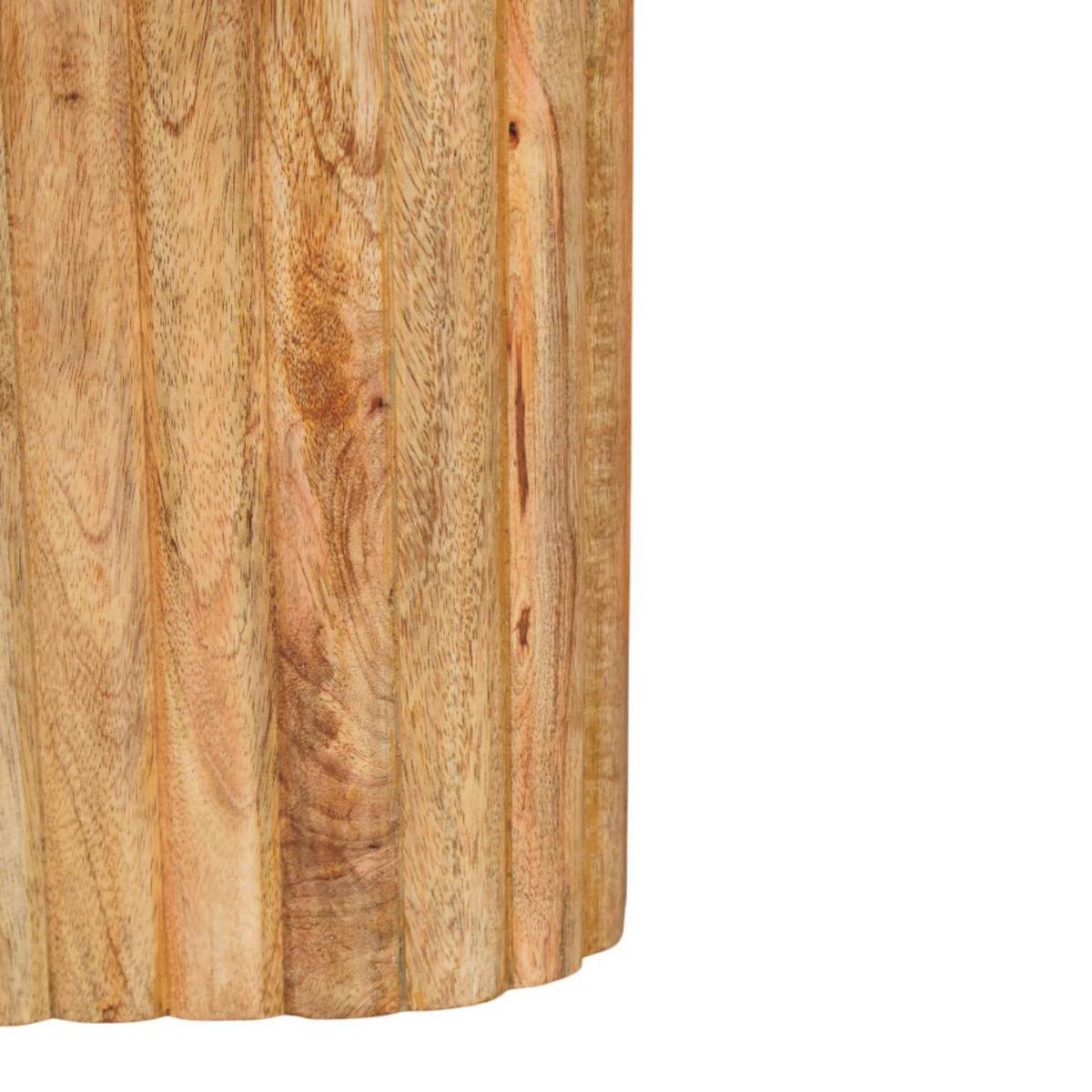 BEISTELLTISCH mit Amber-Eichen-Finish, Platz auf der Tischplatte, braun - Braun, Holz/Naturmaterialen (36/36/51cm) - Artisan Furniture