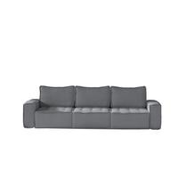 SOFA Sande In Alpine - Anthrazit, Holzwerkstoff/Textil (292/85/90cm) - Fun Möbel