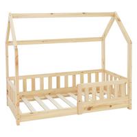KINDERBETT mit Dach 70x140 cm Natur - Naturfarben, Holz (70/140cm) - ML-DESIGN
