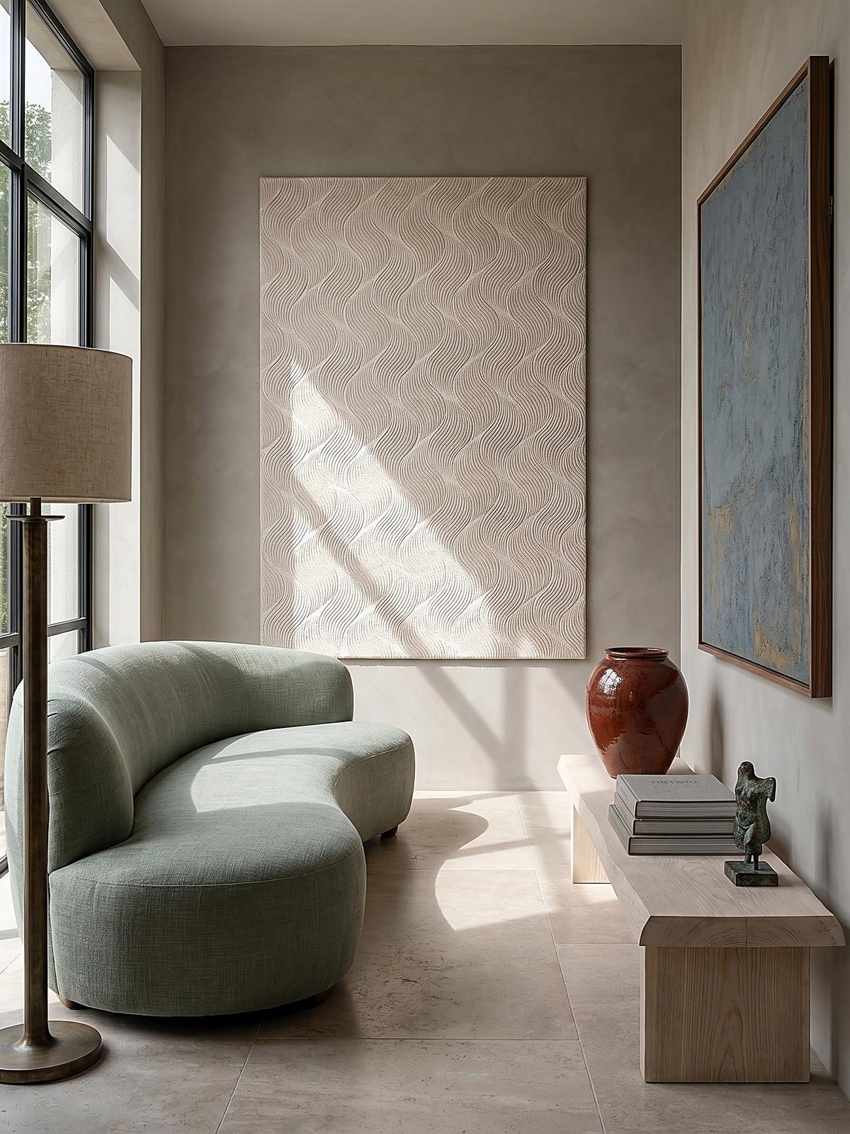 KURZFLORTEPPICH Antirutsch Geometrisch DALAR Polypropylen Creme 120 x 160 cm - Beige, Textil (120/160cm) - KADIMA DESIGN