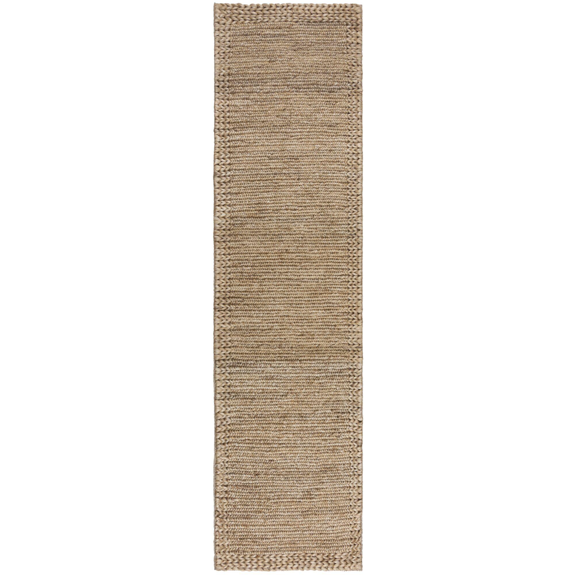 TEPPICH handgewebt CHASE, mit Struktur, Natur, 60 x 230 cm - Beige, Textil (60/230cm) - KADIMA DESIGN