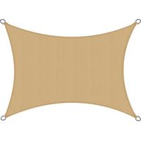 SONNENSEGEL SolVision PS9 200/300 cm rechteckig Sand PE - Sandfarben, Kunststoff (300/200cm) - Sol Royal