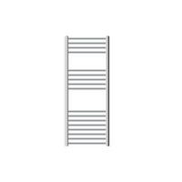 BADHEIZKÖRPER elektrisch Sahara 500x1200 mm Chrome gebogen mit Heizstab 1200W Digital - Chromfarben, Metall (50/120/3cm) - LuxeBath