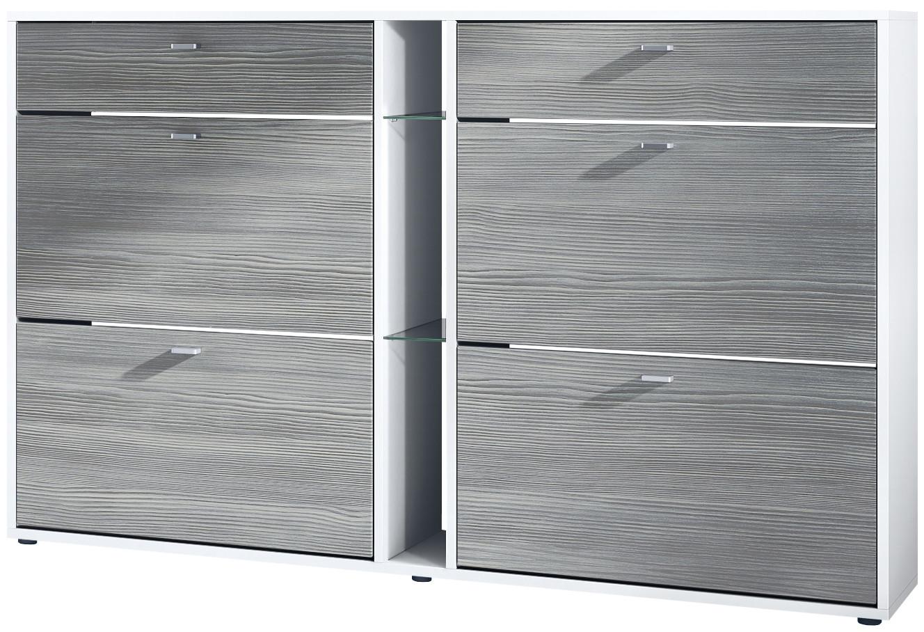 SCHUHSCHRANK Today Fronten in Avola-Anthrazit - Anthrazit, Holzwerkstoff (155.5/95/28cm) - Vladon