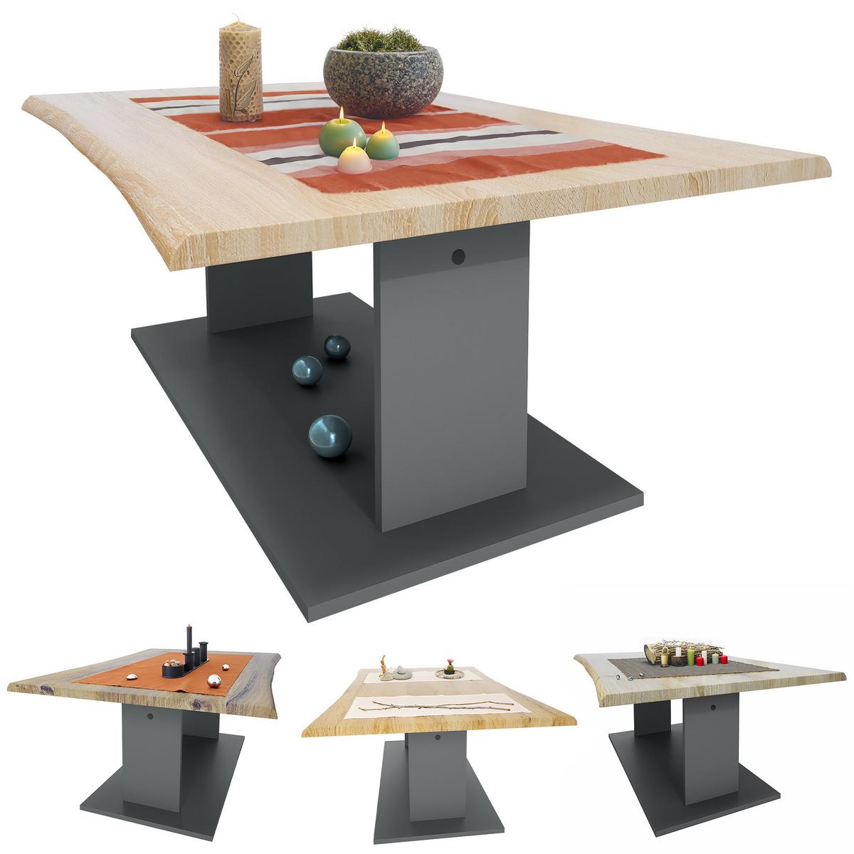 COUCHTISCH Melo Eiche Natur - Eichefarben, Holzwerkstoff (67.5/102/40cm) - Vladon