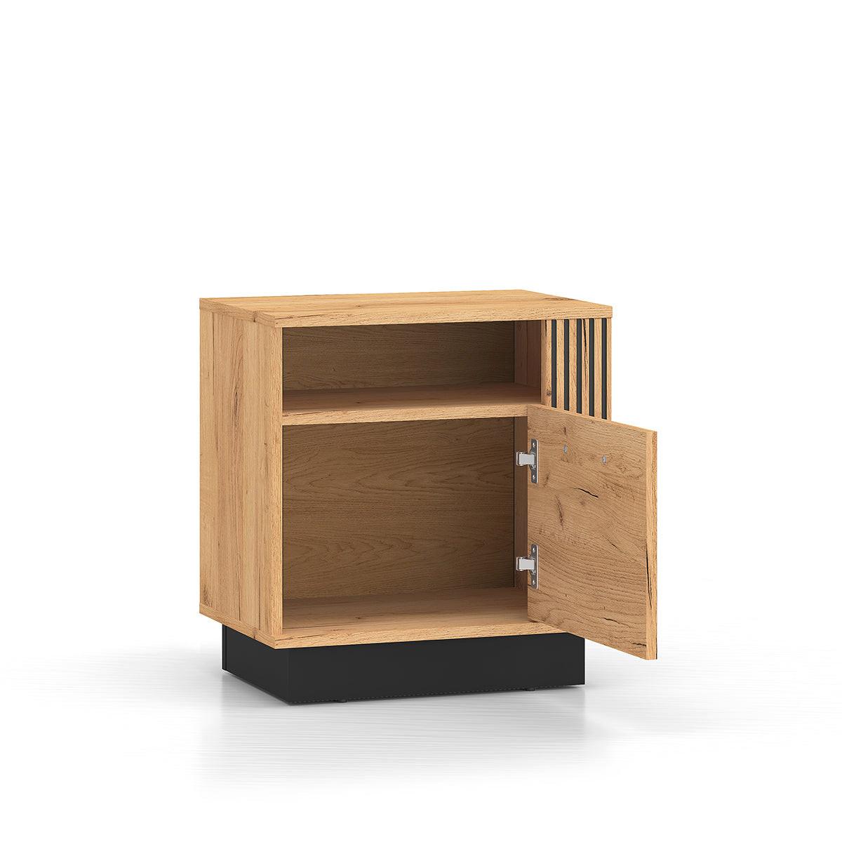 NACHTTISCH Solal Holz - Braun, Holzwerkstoff (50/55/35cm) - Petits-meubles