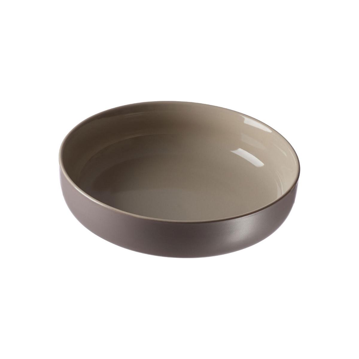 TAFELSERVICE Jasper taupe 8-tlg. - Taupe, Keramik (2/2/2cm) - Ritzenhoff Breker