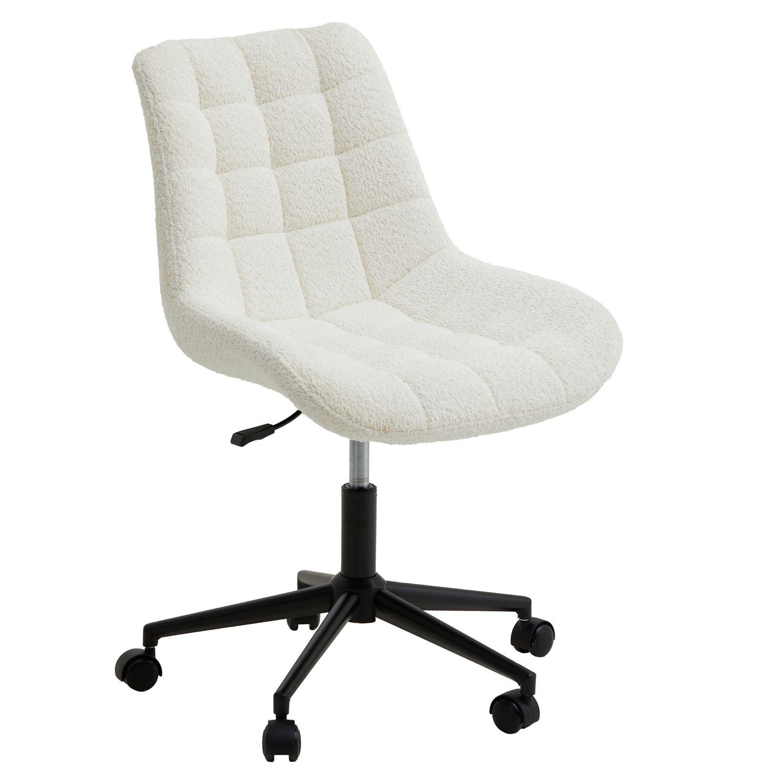 DREHSTUHL TASK weiß - Weiß, Textil (54/80/61cm) - IDIMEX