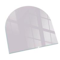 GLASPLATTE für Kamin 100x100 cm - Lila, Glas (100/100/0.4cm) - TULUP