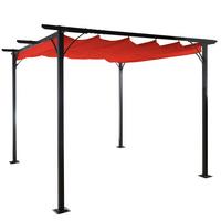 PERGOLA Orange - Orange, Metall (300/232/300cm) - MCW
