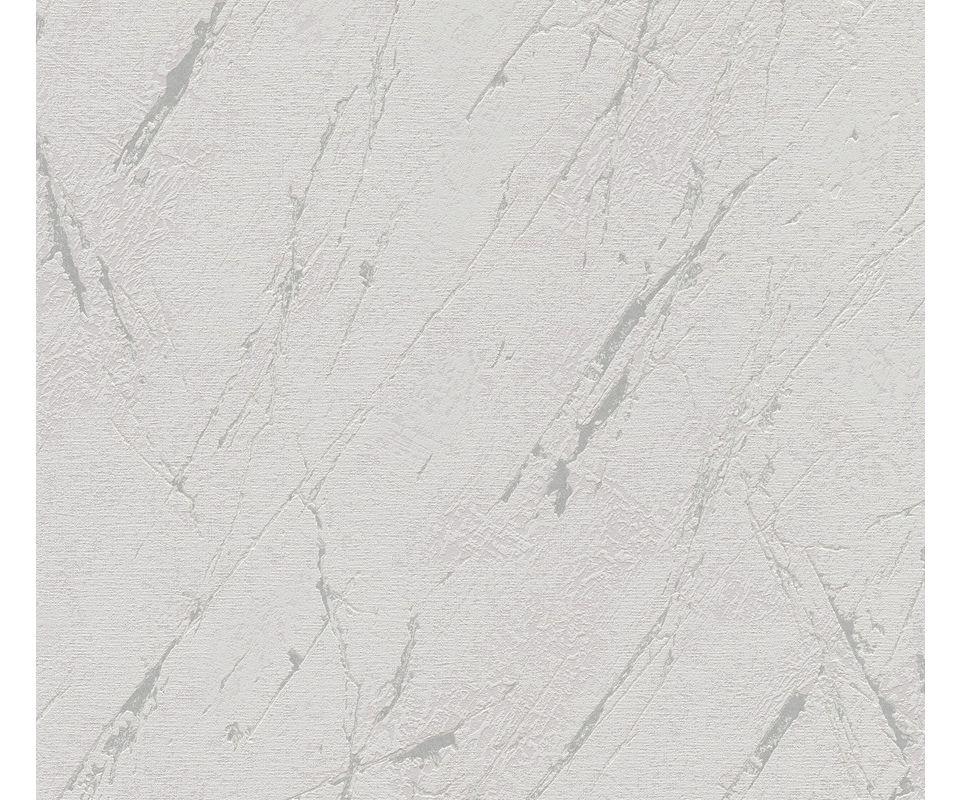 VLIESTAPETE Grau 53/1005 cm - Silberfarben, Textil (53/1cm) - KUNSTLOFT