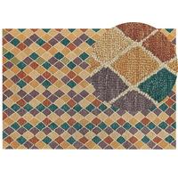 KURZFLOR-TEPPICH Keskin 230/160 cm - Multicolor, Textil (160/230cm) - Beliani