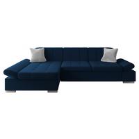 ECKSOFA Montana, Seite: Links - Dunkelblau, Holz/Textil (278/161cm) - MIRJAN24
