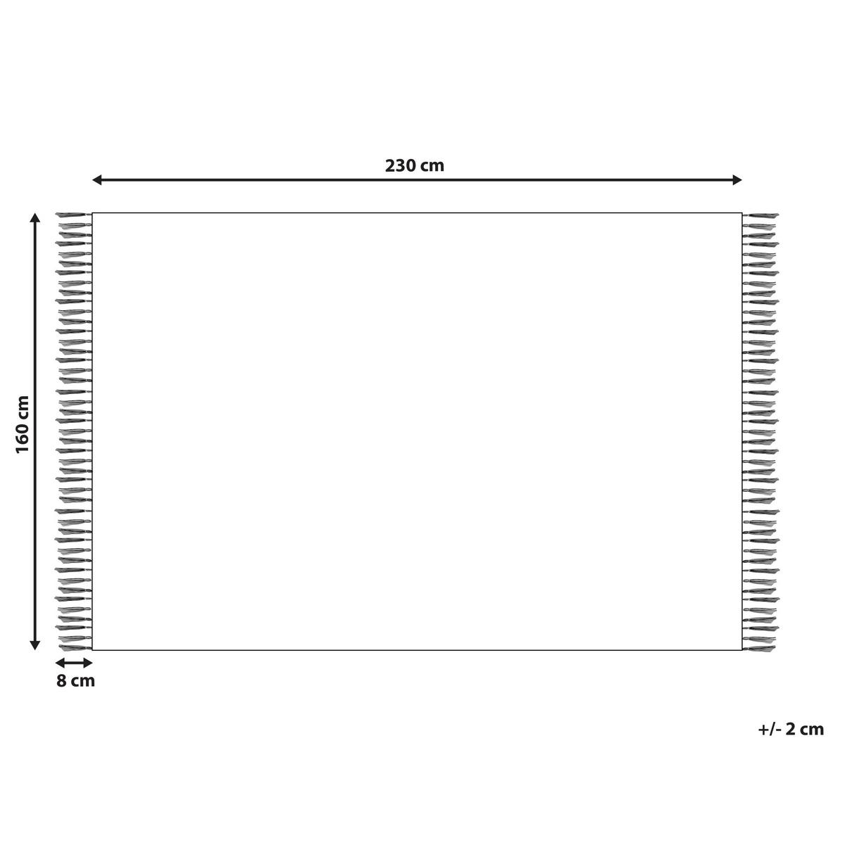 KURZFLOR-TEPPICH Samlar 230/160 cm - Braun, Naturmaterialien (160/230cm) - Beliani