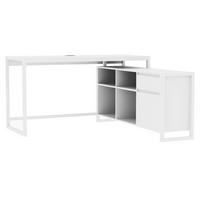 SCHREIBTISCH weiß 139 x 139 cm, Eckschreibtisch für Büro und Homeoffice - Weiß, Holzwerkstoff (139/139/75cm) - Furn.Design