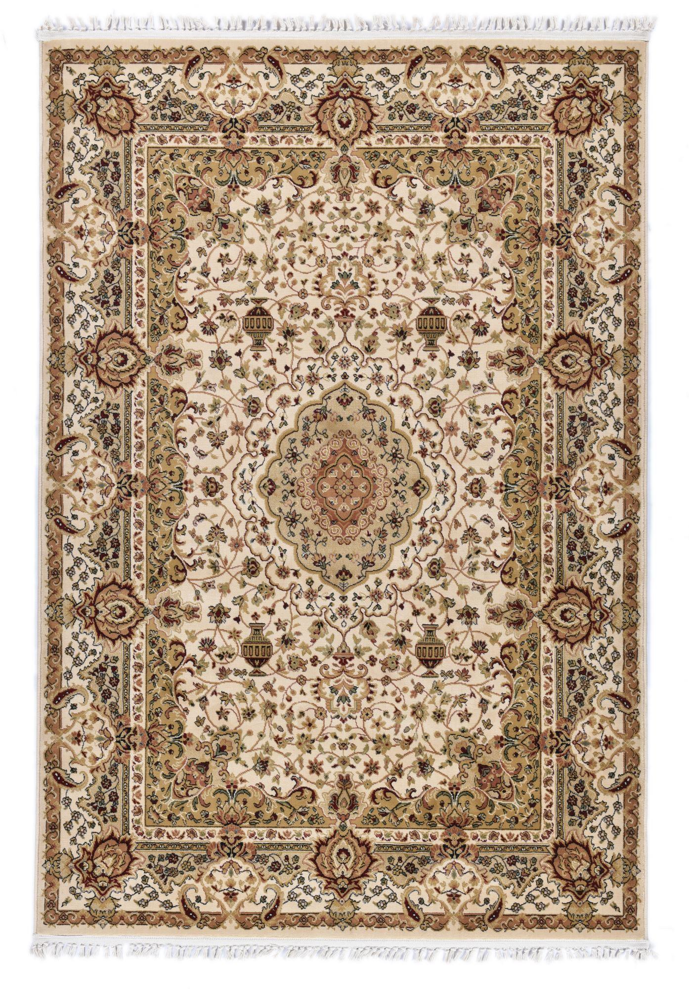 ORIENTTEPPICH Ilaria 67x120 cm - Beige, Textil (67/120cm) - Gino Falcone