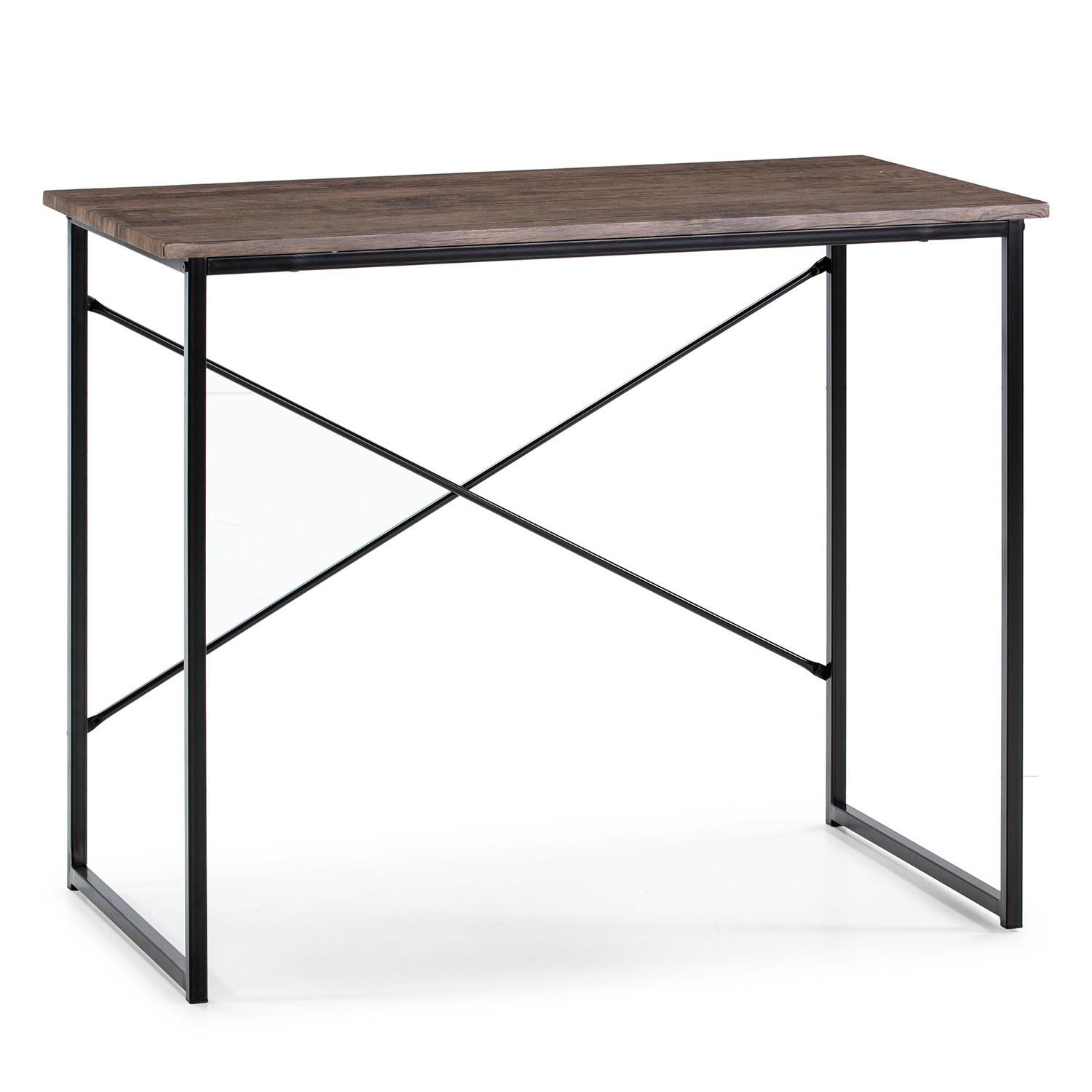 SCHREIBTISCH 90/50/74 Caceres Schwarz - Schwarz, Holzwerkstoff (50/90/74cm) - VS Venta-stock