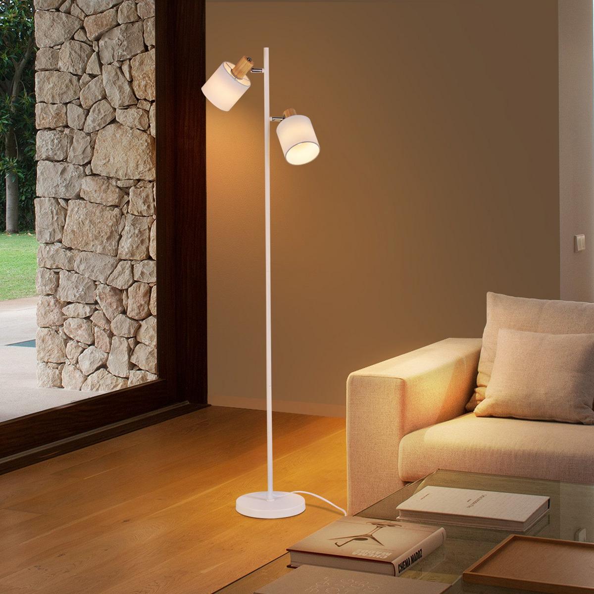 STEHLAMPE Yamada 27/22/145cm - Eschefarben, Metall (27/22/145cm) - Nettlife