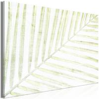 KUNSTDRUCK Grün 60/40 cm - Weiß/Grün, Textil (60/40cm) - KUNSTLOFT