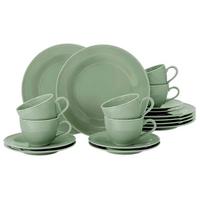 KAFFEESERVICE Beat Color Glaze Salbeigrün 18-tlg. - Grün, Keramik (24/18.1/43cm) - Seltmann Weiden