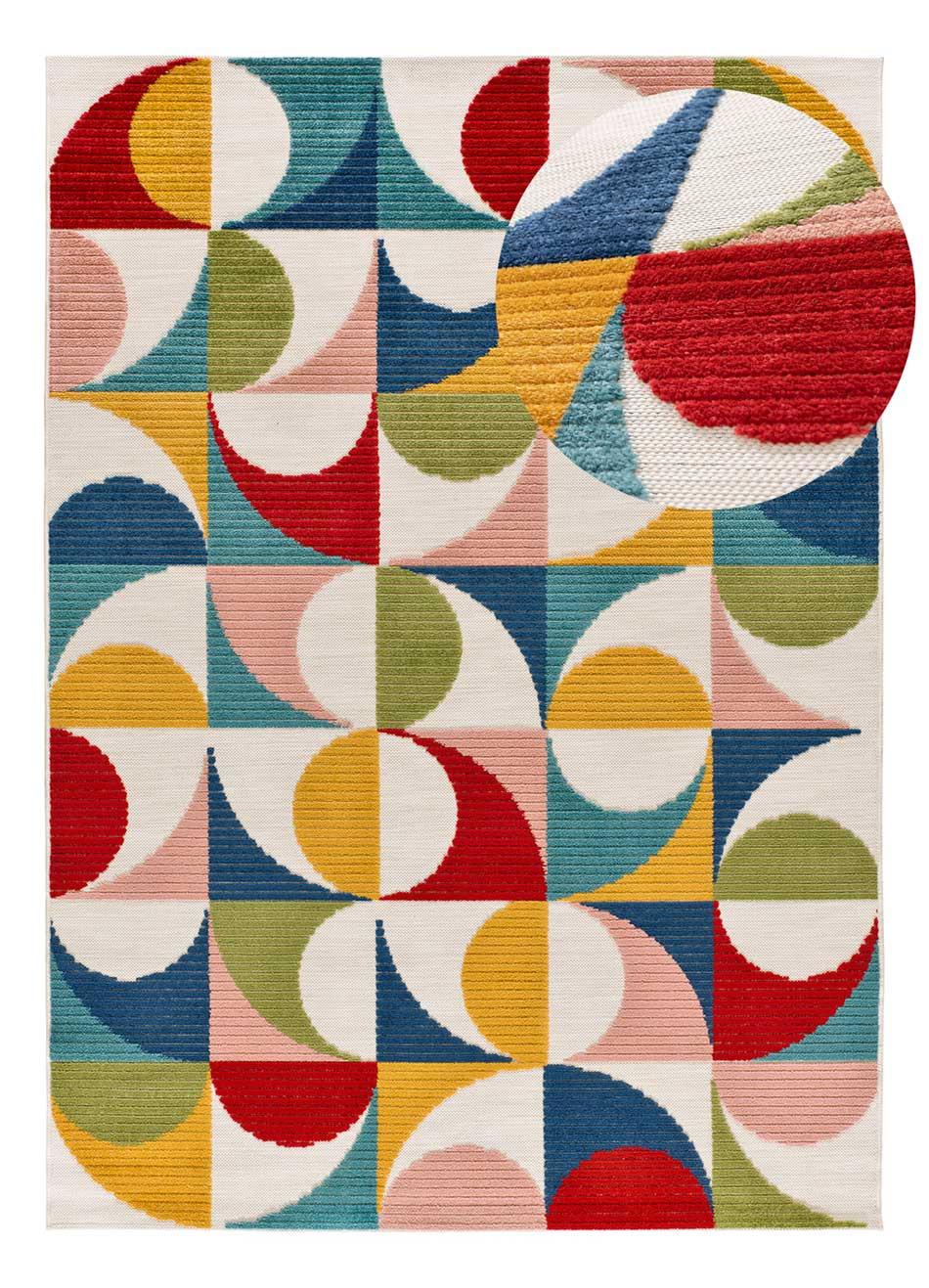 OUTDOORTEPPICH Mehrfarbiger Mila 120/170 cm - Multicolor, Textil (120/170cm) - Atticgo