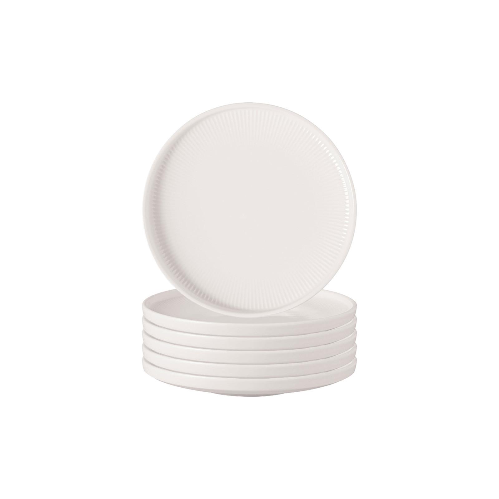 BROTTELLER Afina weiß ø 17,1 cm 6er Set - Weiß, Keramik (17.1cm) - Villeroy & Boch