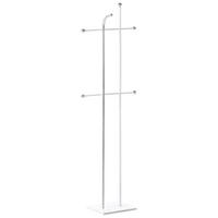 GARDEROBENSTÄNDER Silber Odhill - Silberfarben, Metall (46/162/26cm) - Beliani