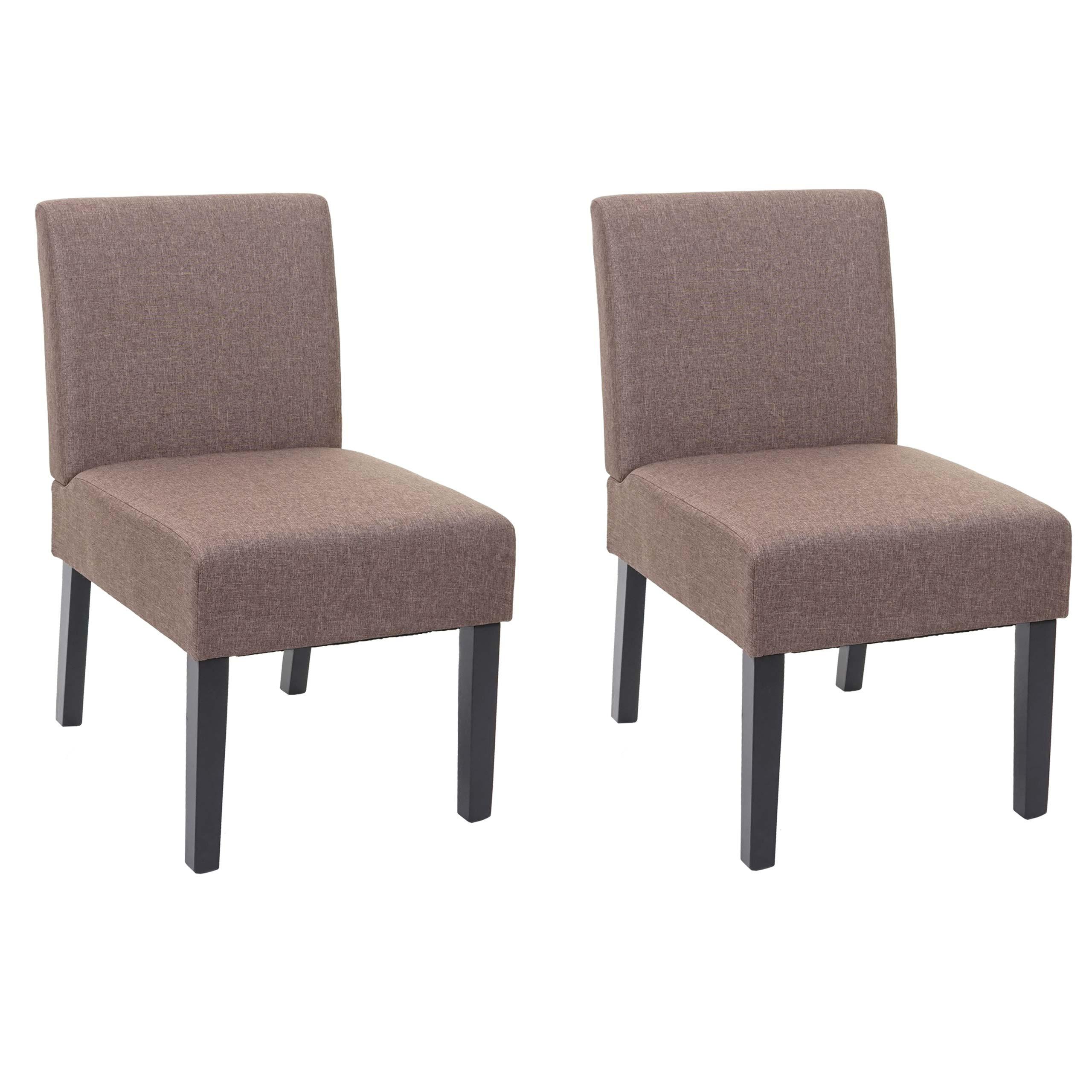 ESSZIMMERSTUHL Braun 2er-Set - Braun, Textil (48/84/64cm) - MCW