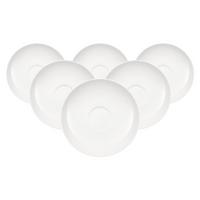 KAFFEE-/TEEUNTERTASSEN Anmut weiß ø 15 cm 6er Set - Weiß, Keramik (15cm) - Villeroy & Boch