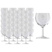 WEINGLÄSER GEEICHT Ballon Profi transparent 0,1 l + 0,2 l 36er Set - Transparent, Glas (0.25L) - Van Well