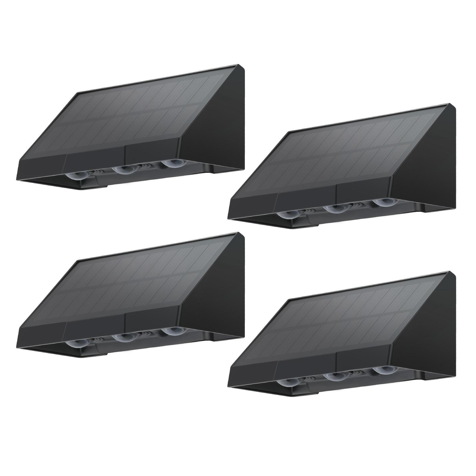 WANDLEUCHTE XYPH 5.7/5/14 cm （4er-set） - Schwarz, Metall (5/7/14cm) - ZMH