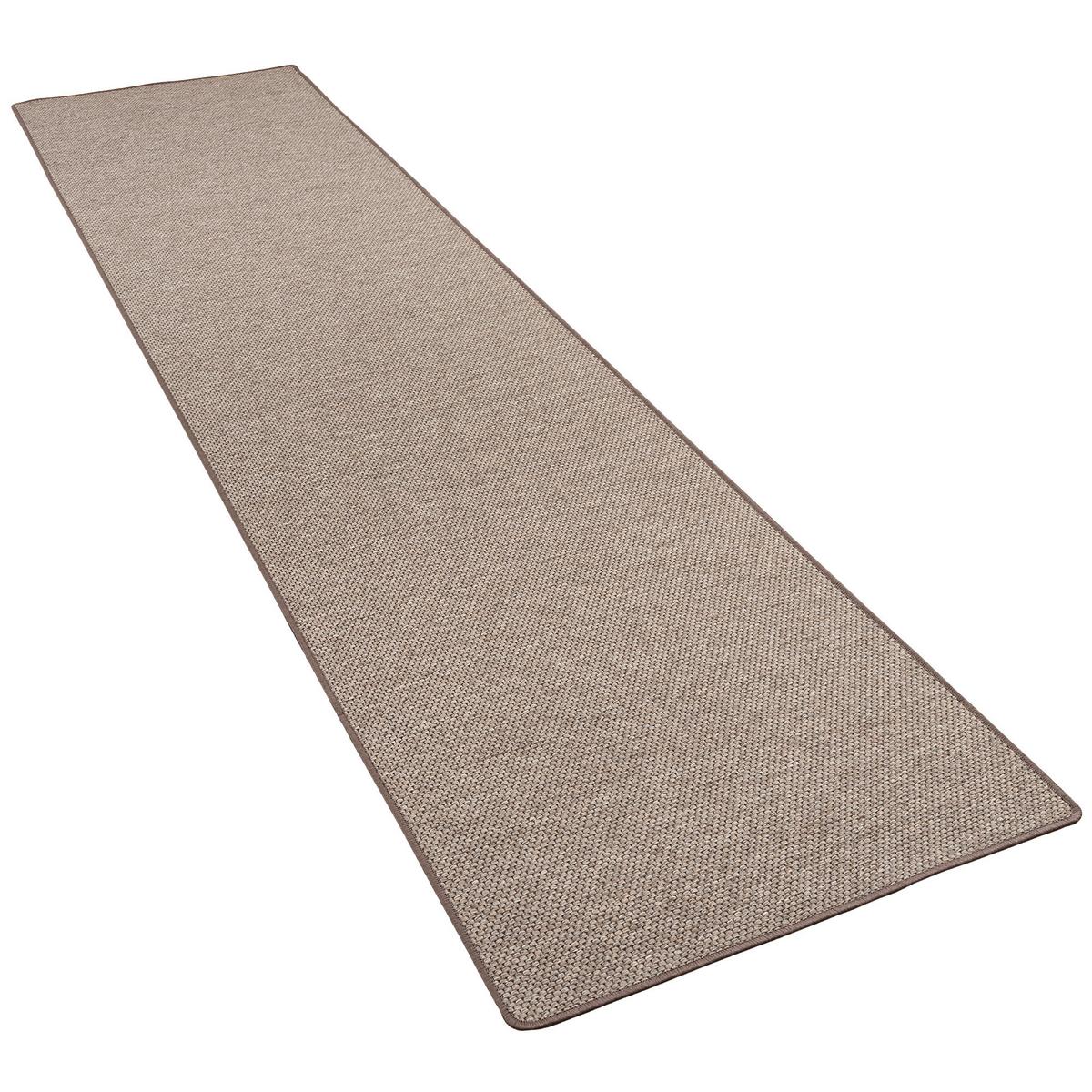 LÄUFER TEPPICH BENTZON FLACHGEWEBE - Braun, Textil (80/240cm) - Snapstyle