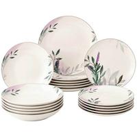 TELLER-SET Savona Provence bunt-beige 18-tlg. - Beige/Multicolor, Keramik (2/2/2cm) - Seltmann Weiden