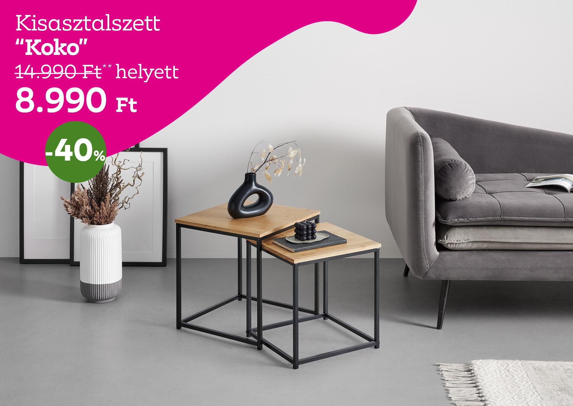 kisasztalszett KOKO 14990 Forint helyett 8990 Forint, kedvezmény mértéke 40%