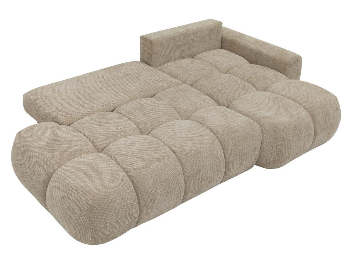 ECKSOFA Mitto O, Seite: Rechts - Beige/Schwarz, Holz/Kunststoff (285/172cm) - MIRJAN24
