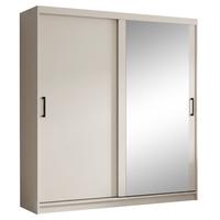 SCHWEBETÜRENSCHRANK Hela mit 2 Türen. 180 cm, Kaschmir - Kaschmir, Holzwerkstoff (180/205/60cm) - Beautysofa