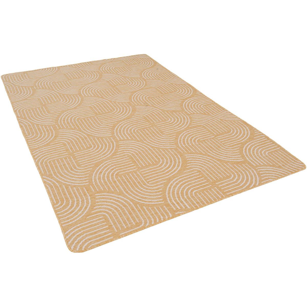 IN- UND OUTDOOR TEPPICH BEIDSEITIG NEWPORT MODERN - Gelb, Textil (100/100cm) - Snapstyle