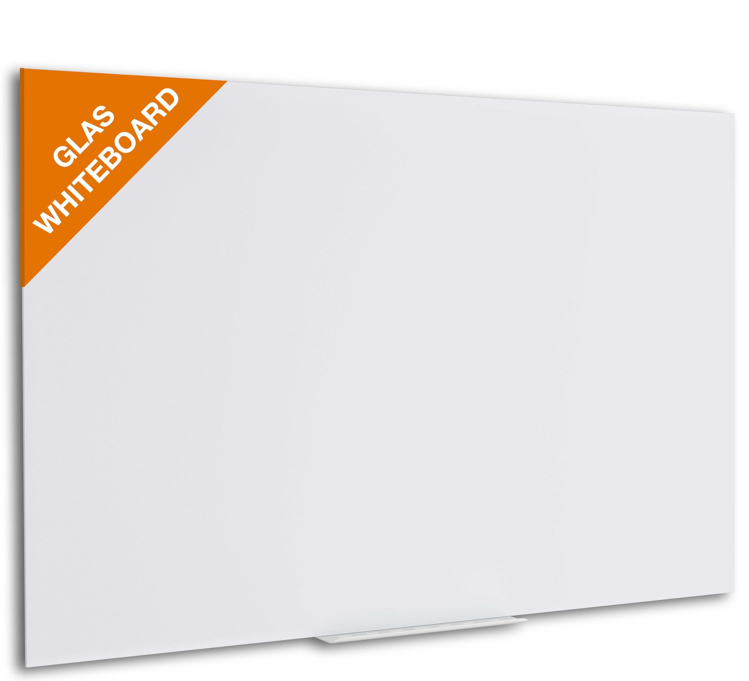 WHITEBOARD Glas 60x90 cm hängend - Weiß, Glas (90/60/1cm) - K-Möbel