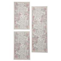 FALCHWEBTEPPICH Flomi Paris Bettumrandung 70x440 cm - Rosa, Textil (70/440cm) - THEKO