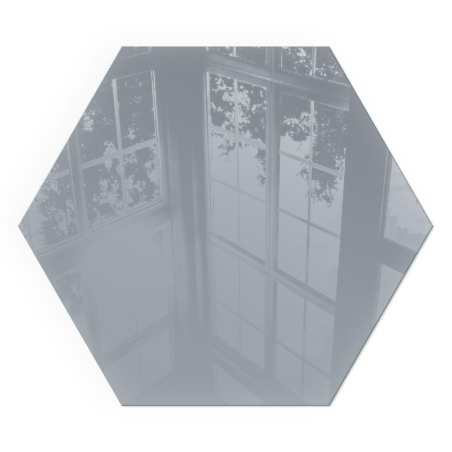 GLASPLATTE für Kamin h40 cm - Grau, Glas (40/40/0.4cm) - TULUP