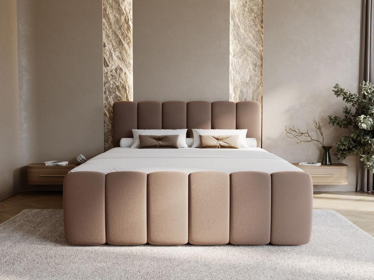 BOXBETT Cloud 140x200 Braun - Braun, Holz/Textil (140/200cm) - Graingold