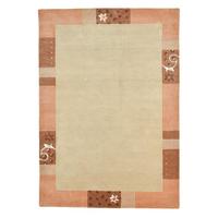 HANDTUFTTEPPICH Royal Ganges 90x160 cm - Honig, Textil (90/160cm) - THEKO